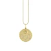 Gold & Diamond 000 Angel Number Charm