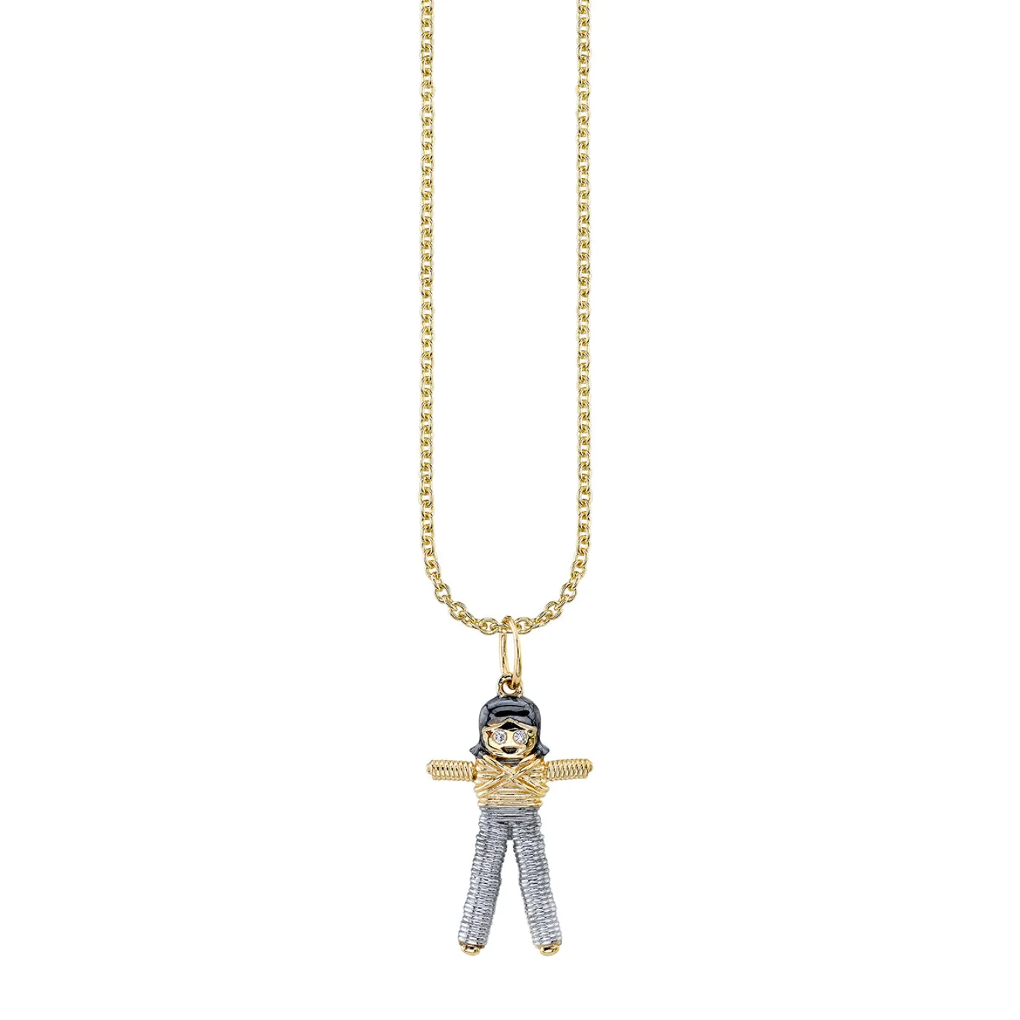 Gold & Diamond Ana Doll Charm