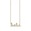 Gold & Diamond Babe Necklace