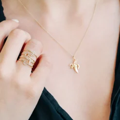 Gold & Diamond Banana Charm