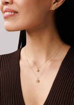 Gold & Diamond Bezel Rose Charm