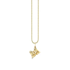 Gold & Diamond Binoculars Charm