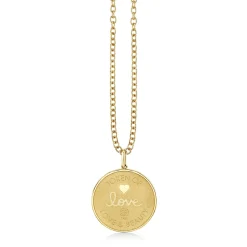 Gold & Diamond Birth of Venus Coin Charm