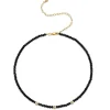 Gold & Diamond Black Spinel Choker