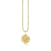 Gold & Diamond Camellia Charm