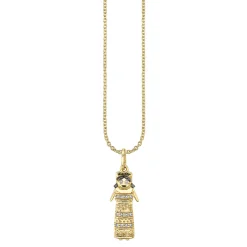 Gold & Diamond Carina Doll Charm