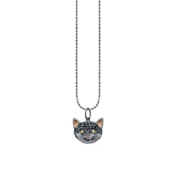 Gold & Diamond Cat Charm