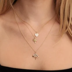 Gold & Diamond Celestial Mushroom Charm
