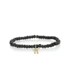 Gold & Diamond Chai on Black Spinel