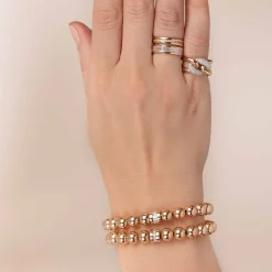 Gold & Diamond Channel Set Eternity Ring