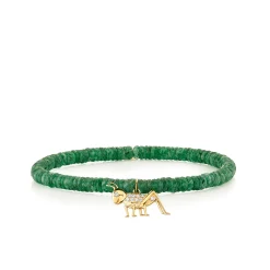 Gold & Diamond Cricket on Aventurine