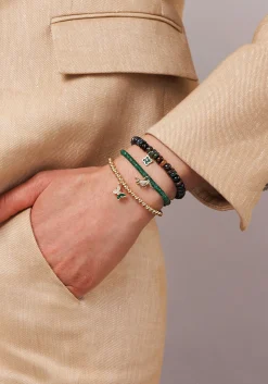 Gold & Diamond Cricket on Aventurine