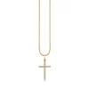 Gold & Diamond Cross Charm