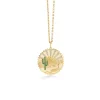 Gold & Diamond Desert Coin Charm