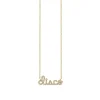 Gold & Diamond Disco Script Necklace