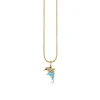 Gold & Diamond Dolphin Family Charm