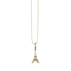 Gold & Diamond Eiffel Tower Charm