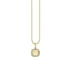 Gold & Diamond Elephant Open Icon Charm
