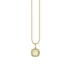 Gold & Diamond Elephant Open Icon Charm