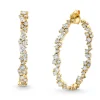 Gold & Diamond Extra Large Cocktail Hoops