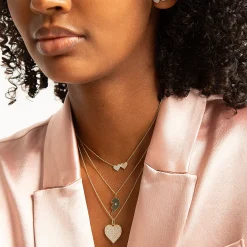 Gold & Diamond Extra Large Heart Charm