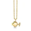 Gold & Diamond Fish Charm