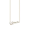 Gold & Diamond Habibi "My Love" Necklace