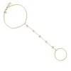 Gold & Diamond Heart Princess Bracelet