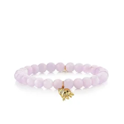Gold & Diamond Hermit Crab on Lavender Amethyst