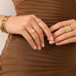 Gold & Diamond Icon Wallpaper Cigar Band Ring