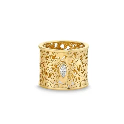 Gold & Diamond Icon Wallpaper Cigar Band Ring