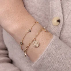 Gold & Diamond Iconic Insect Bracelet