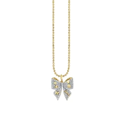 Gold & Diamond Icons Bow Charm