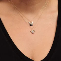 Gold & Diamond Jack Russell Charm
