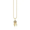 Gold & Diamond Jellyfish Charm
