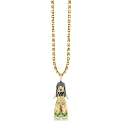 Gold & Diamond Large Alejandra Doll Charm