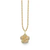 Gold & Diamond Large Begonia Charm