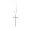 Gold & Diamond Large Cross Charm