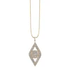 Gold & Diamond Large Eye Charm