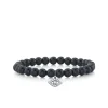 Gold & Diamond Large Eye on Onyx