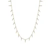 Gold & Diamond Large Fringe Necklace