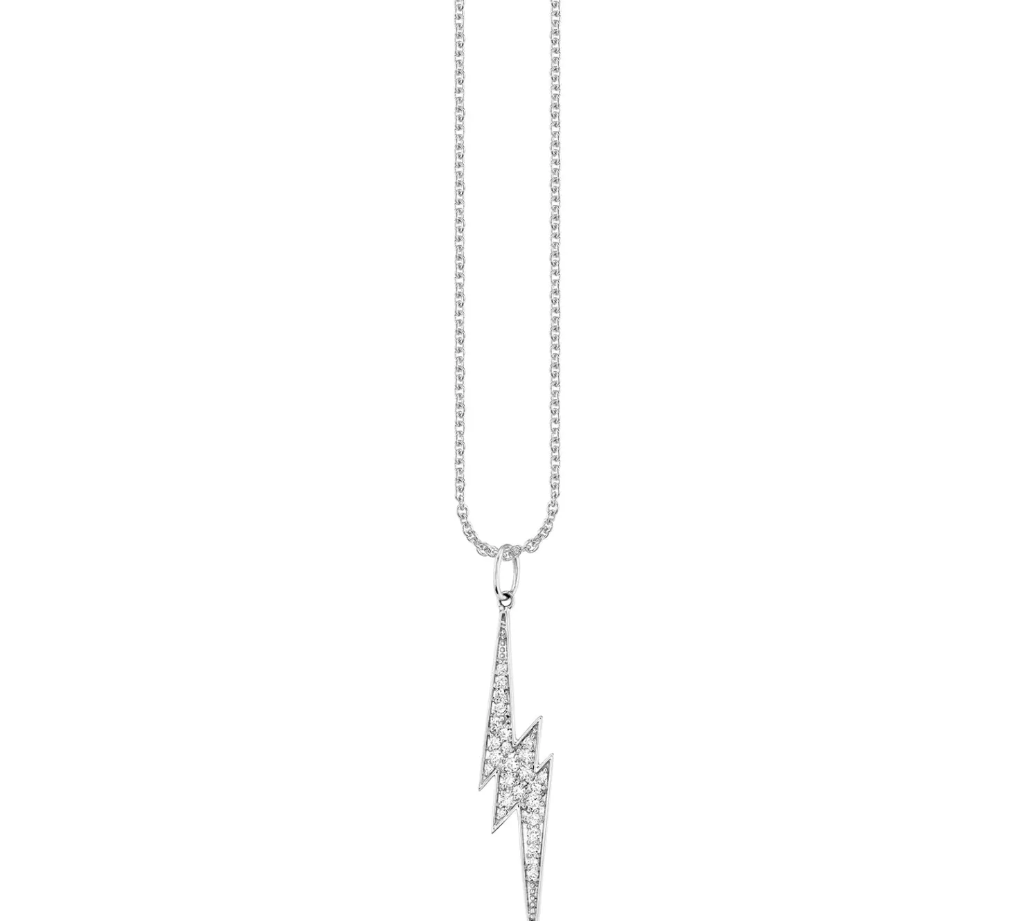 Gold & Diamond Large Lightning Bolt Charm