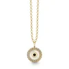 Gold & Diamond Large Marquise Eye Charm