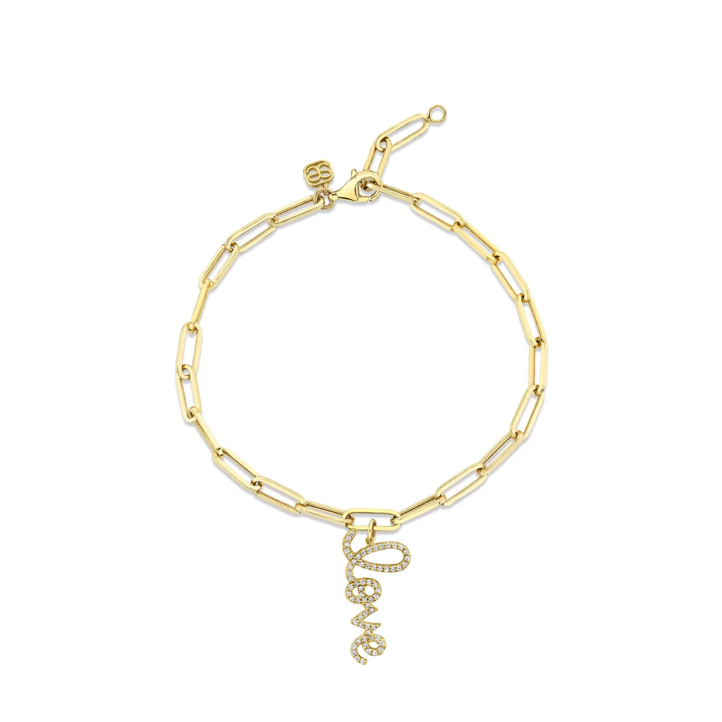 Gold & Diamond Love Bracelet