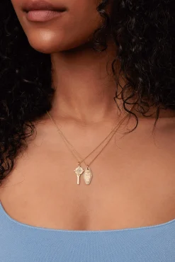 Gold & Diamond Love Hotel Tag Charm