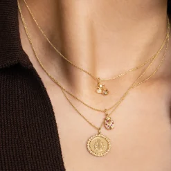 Gold & Diamond Love, Protection & Luck Charm