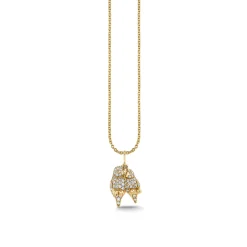 Gold & Diamond Lovebirds Charm
