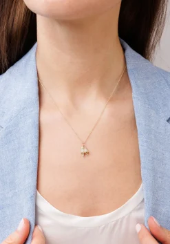 Gold & Diamond Lovebirds Charm