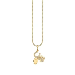 Gold & Diamond Luck and Protection Charm