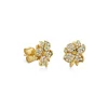 Gold & Diamond Magnolia Stud